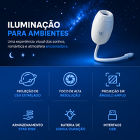 Projetor Céu Estrelado "Noite Mágica"