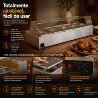Serven Pro Aquecedor Inteligente de Alimentos