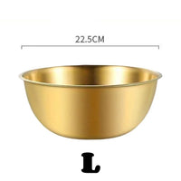 Conjunto de 1 a 3 Tigelas de Aço Inoxidável com Escala para Cozinhar