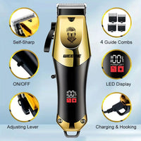 Máquina de cortar cabelo elétrica vintage masculina