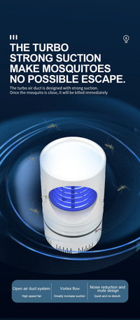 Armadilha Elétrica LED Mata-Moscas e Mosquitos