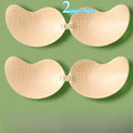 Sutiã invisível push-up, sem costas, sem alças, com fecho frontal