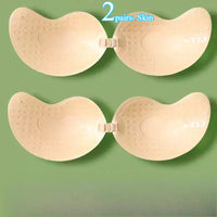Sutiã invisível push-up, sem costas, sem alças, com fecho frontal