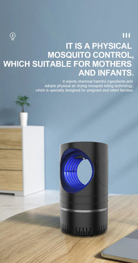 Armadilha Elétrica LED Mata-Moscas e Mosquitos