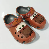Cool Croc-Style Clogs Slide Sandals Disney  Anime Cars Mater Non-Slip Breathable Beach Shoes Outdoor Casual Shoes for kids gift