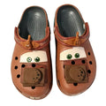 Cool Croc-Style Clogs Slide Sandals Disney  Anime Cars Mater Non-Slip Breathable Beach Shoes Outdoor Casual Shoes for kids gift
