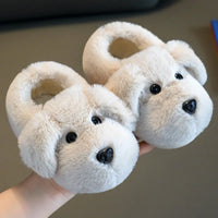 Cross border children's cotton slippers for boys aged 1-3 and 2, indoor cute cartoon girls' slippers for infants and young child