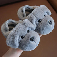 Cross border children's cotton slippers for boys aged 1-3 and 2, indoor cute cartoon girls' slippers for infants and young child