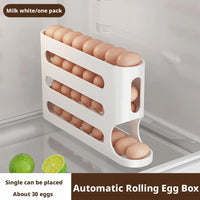 Suporte automático para ovos com 4 camadas e rodinhas