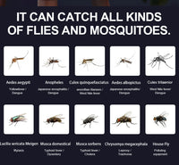Armadilha Elétrica LED Mata-Moscas e Mosquitos
