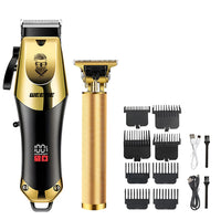 Máquina de cortar cabelo elétrica vintage masculina