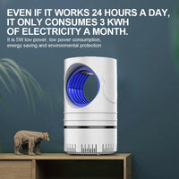 Armadilha Elétrica LED Mata-Moscas e Mosquitos