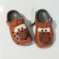Cool Croc-Style Clogs Slide Sandals Disney  Anime Cars Mater Non-Slip Breathable Beach Shoes Outdoor Casual Shoes for kids gift