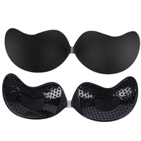Sutiã invisível push-up, sem costas, sem alças, com fecho frontal