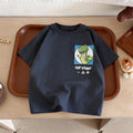 Summer Clothing Printed Cartoon Car Boys Tshirts Tops Short-sleeved Children's Wear Round Collar T-shirt Kids Costume T Shirts