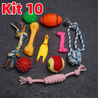 Kit com 10 brinquedos antiestresse, incluindo limpador de dentes