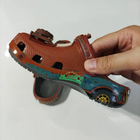 Cool Croc-Style Clogs Slide Sandals Disney  Anime Cars Mater Non-Slip Breathable Beach Shoes Outdoor Casual Shoes for kids gift