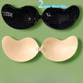 Sutiã invisível push-up, sem costas, sem alças, com fecho frontal
