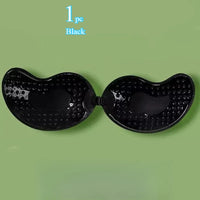 Sutiã invisível push-up, sem costas, sem alças, com fecho frontal
