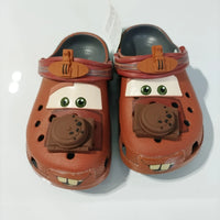 Cool Croc-Style Clogs Slide Sandals Disney  Anime Cars Mater Non-Slip Breathable Beach Shoes Outdoor Casual Shoes for kids gift