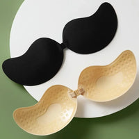 Sutiã invisível push-up, sem costas, sem alças, com fecho frontal