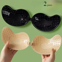 Sutiã invisível push-up, sem costas, sem alças, com fecho frontal