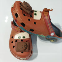 Cool Croc-Style Clogs Slide Sandals Disney  Anime Cars Mater Non-Slip Breathable Beach Shoes Outdoor Casual Shoes for kids gift