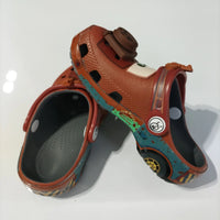 Cool Croc-Style Clogs Slide Sandals Disney  Anime Cars Mater Non-Slip Breathable Beach Shoes Outdoor Casual Shoes for kids gift