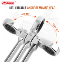 Adjustable Torque Ratchet Spanner Set 8-19Mm Universal Torx Keys For Bicycle And Motorcycle Repairs Mechanical Tool Kit