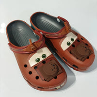 Cool Croc-Style Clogs Slide Sandals Disney  Anime Cars Mater Non-Slip Breathable Beach Shoes Outdoor Casual Shoes for kids gift