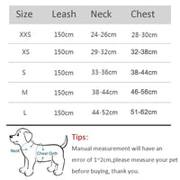 Conjunto de coleira e guia para cães de pequeno porte