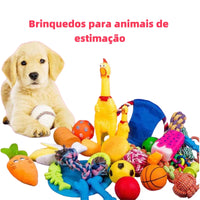 Kit com 10 brinquedos antiestresse, incluindo limpador de dentes