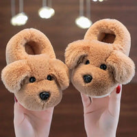 Cross border children's cotton slippers for boys aged 1-3 and 2, indoor cute cartoon girls' slippers for infants and young child