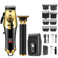 Máquina de cortar cabelo elétrica vintage masculina