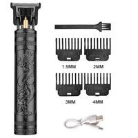 Máquina de cortar cabelo elétrica vintage masculina