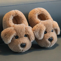Cross border children's cotton slippers for boys aged 1-3 and 2, indoor cute cartoon girls' slippers for infants and young child